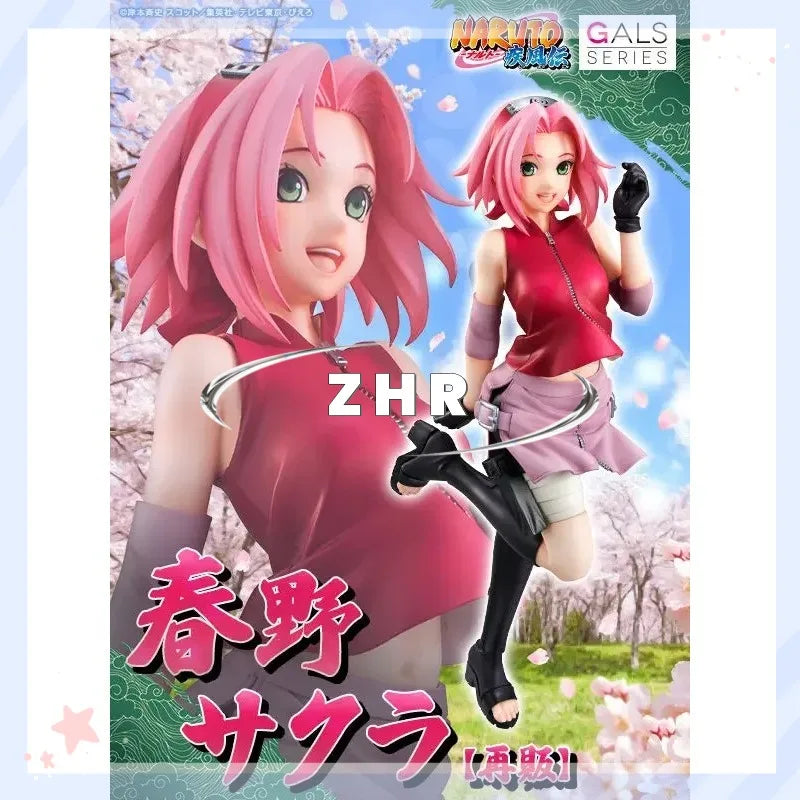 GALS NARUTO Shippuden Haruno Sakura Anime Figure Model Toy for Boy Action Figures Collection Pvc
