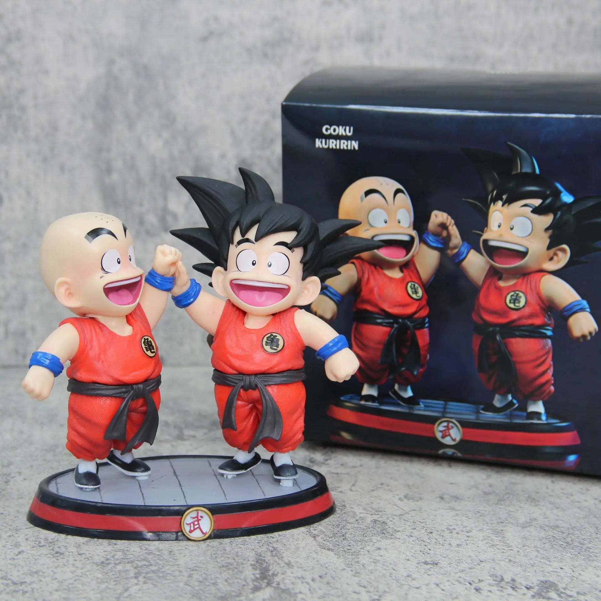 15CM Dragon Ball Z Anime Kid Goku krillin Figure krillin Son Goku Pvc Model Statue Doll Collection Decoration Toys Birthday Gift