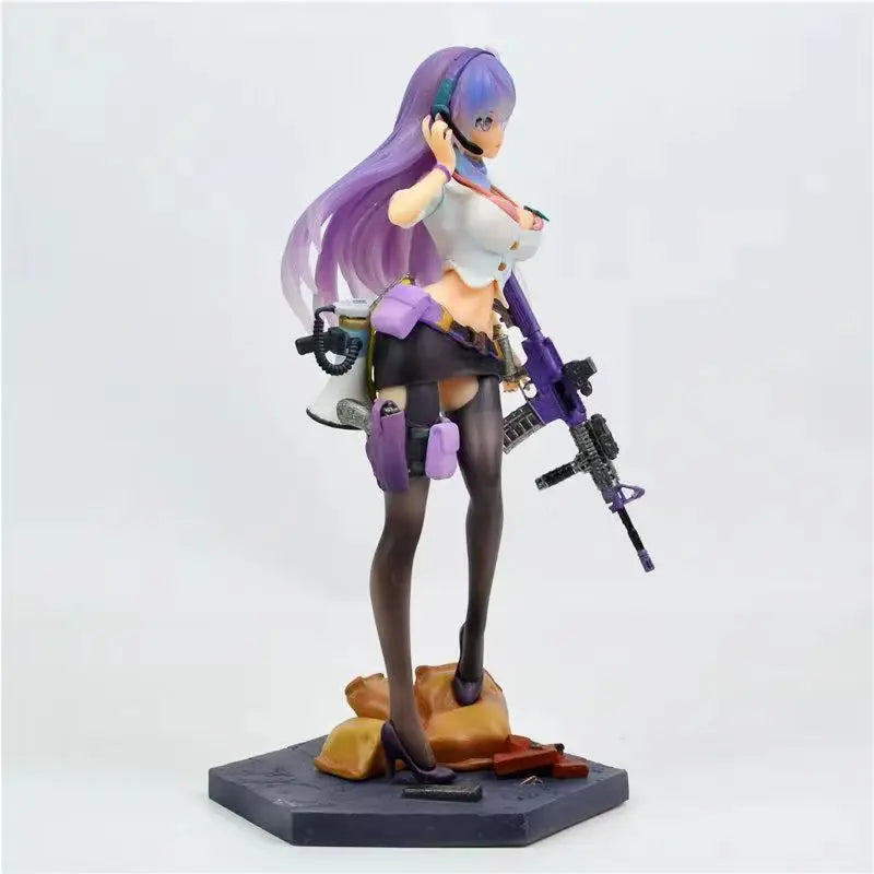 Anime After-School Battlefield Figures All-Rounder ELF Sexy Figurine Pvc Statue Model Doll Collectible Room Decoration Gift 21CM