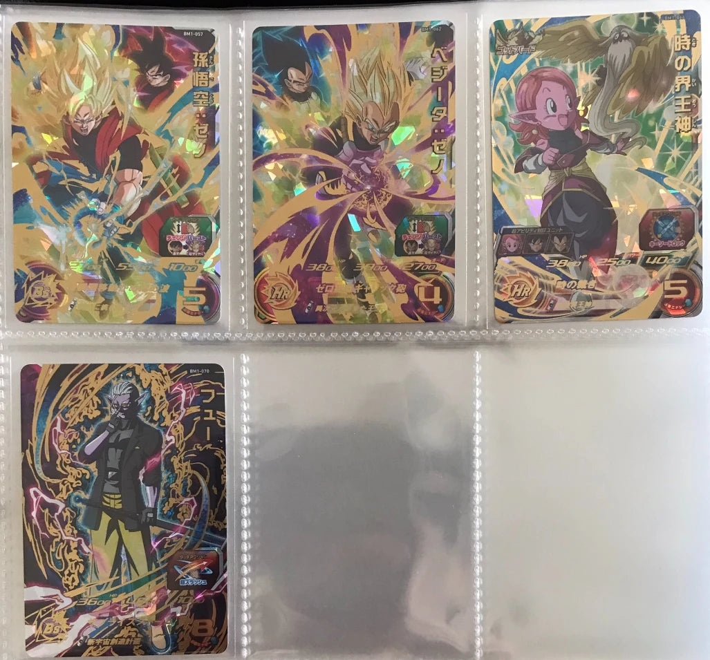 Bandai Dragon Ball UMC BT series set of cards Son Goku Vegeta IV Android 18 Majin Buu Trunks Frieza boy collection Birthday gift