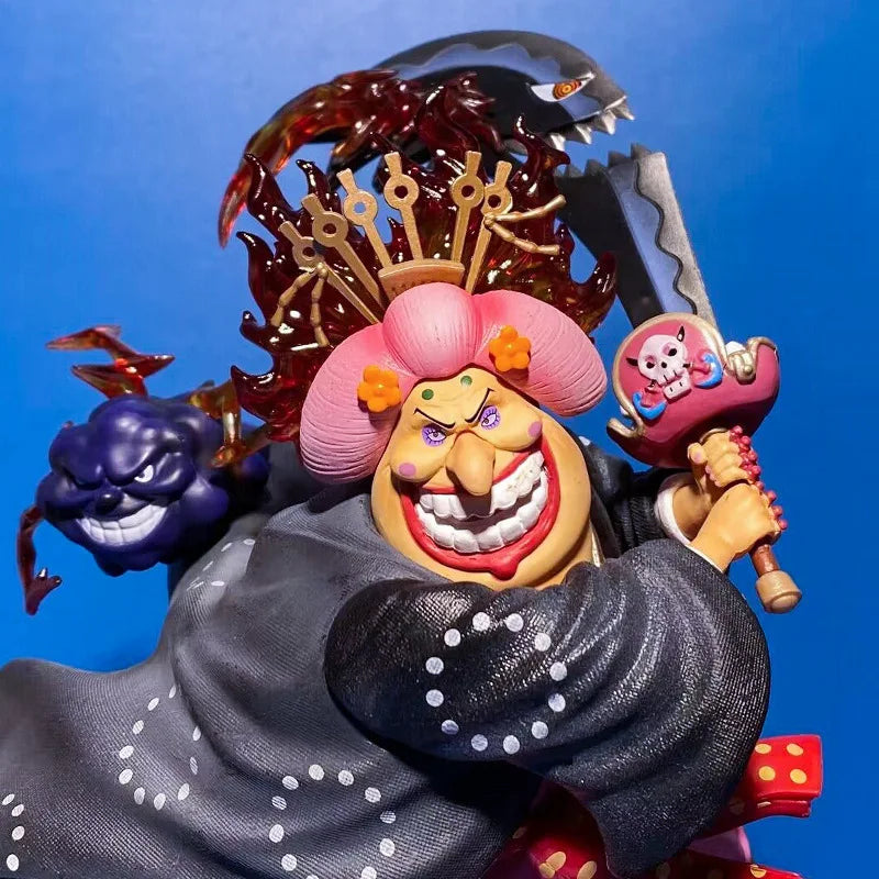 Anime One Piece Big Mom The Four Emperors Charlotte Linlin &  Kaido GK PVC Action Figure Statue Collection Model Toys Doll Gifts