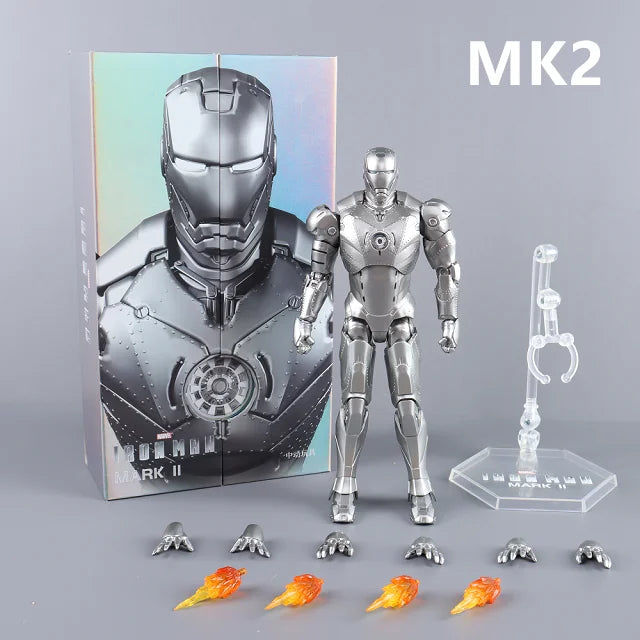 ZD Toys Iron Man Action Figure Iron Patriot MK1-7 MK17 MK33 MK85 MK30 War Machine Legends Avengers Tony Stark Collect Toy Gift