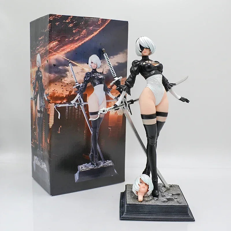 18cm NieR:Automata Ver1.1a YoRHa No.2 Type B Anime Girl Figure NieR Automata YoRHa No.9 Type 9S/2B Action Figure Model Doll Toys