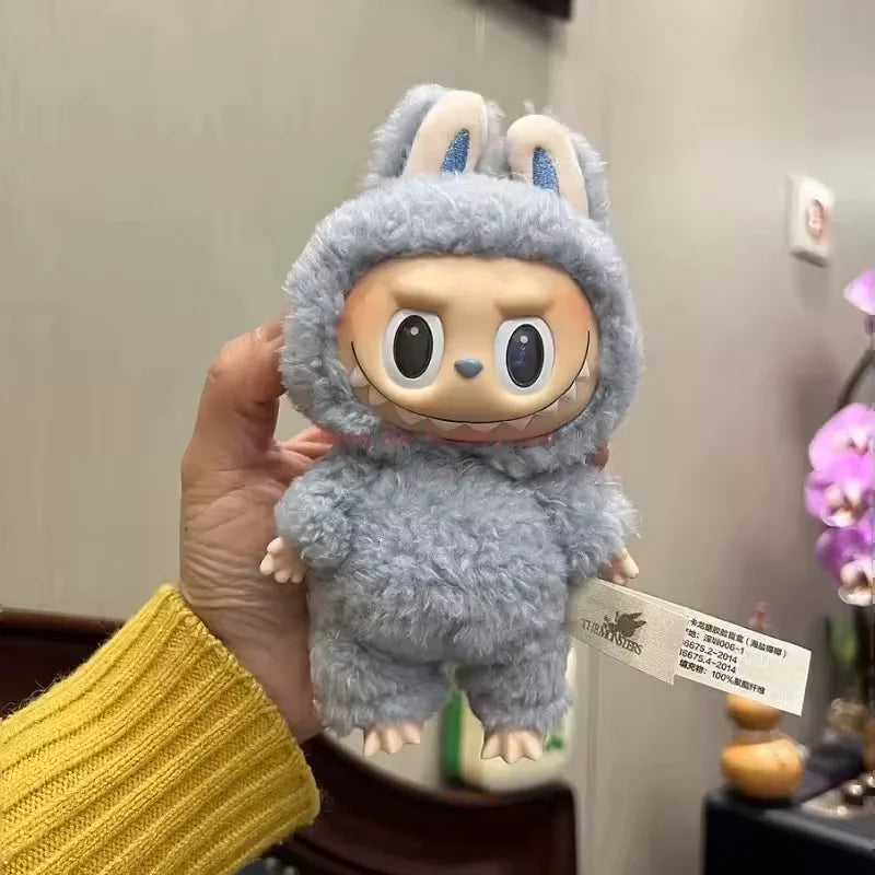Labubu The Monster Vinyl Face Doll Heart Moving Macaron Doll Blind Box Blind Bag Figure Guessing Bag China High Quality Replica