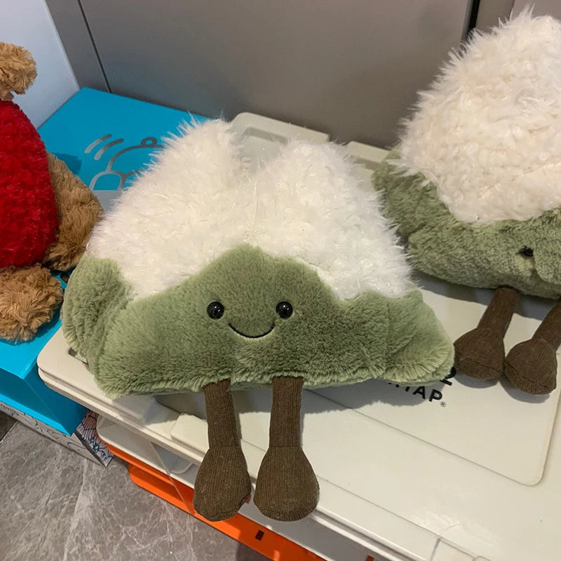 Jellycat with tags Fun Alpine Snow Mountain Cute Plush Toy High Peak Cute Soft Soothing Doll Gift Stuffed Doll Holiday Gift