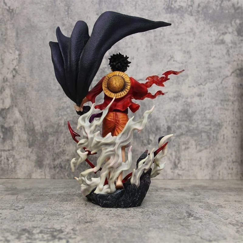 28cm One Piece Luffy Figures Monkey D Luffy Walking Style Action Figures Anime Collection Pvc Model Doll Toys Kid Birthday Gift
