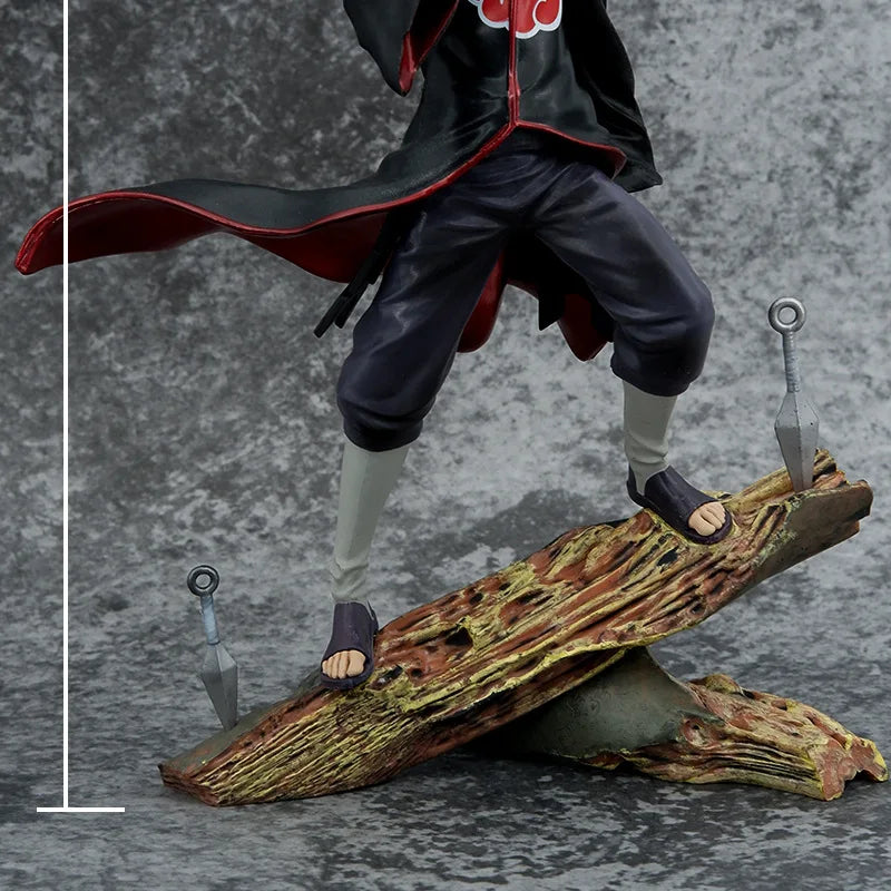 Naruto Anime Figure 26cm Obito Uchiha Tobi Head Changeable Action Figurine Pvc Statue Model Desktop Decoration Toy Gift For Kid