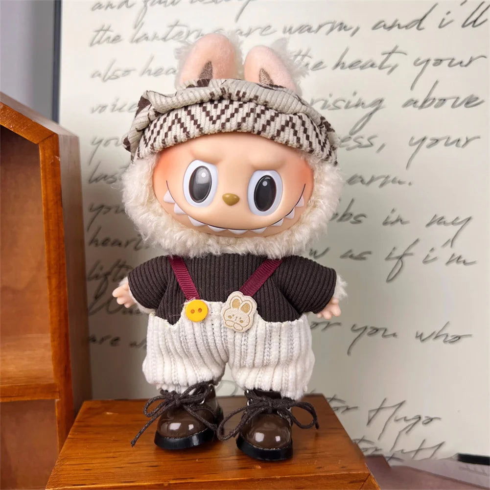 For 17cm Labubu Set High-Quality Clothes Set Multiple Styles Doll Accessories Labubu Clothes