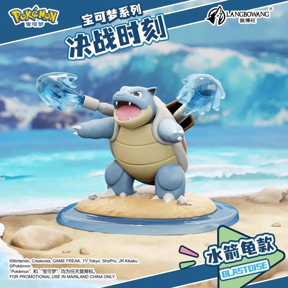 Pokemon Pikachu Psyduck Slowpoke Meowth Series Natural Wilderness Fun  Action Figure Model For Birthday Toys Gift