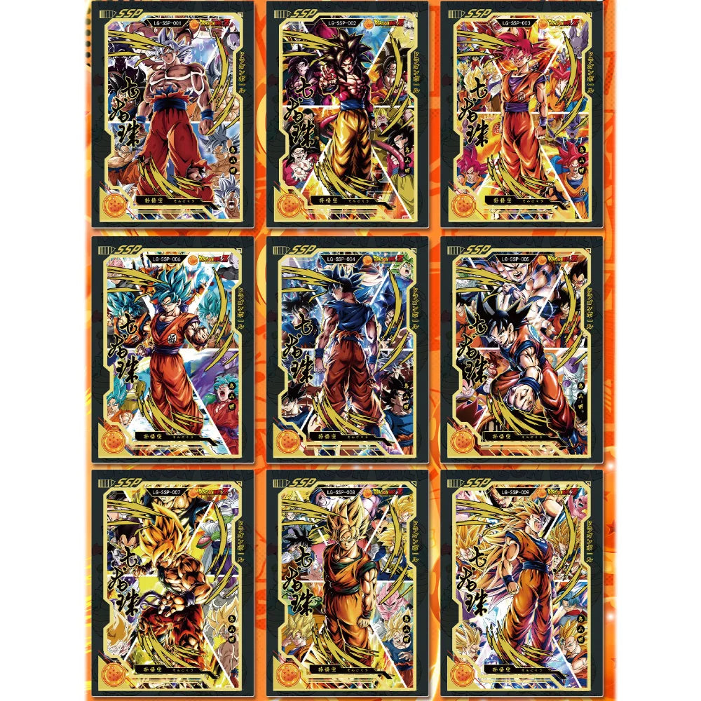 LuoKa Dragon Ball Card Fighting Rare Limited Edition Anime Slab Cards Dragon Ball Exchange Card Collection Toys Booster Box