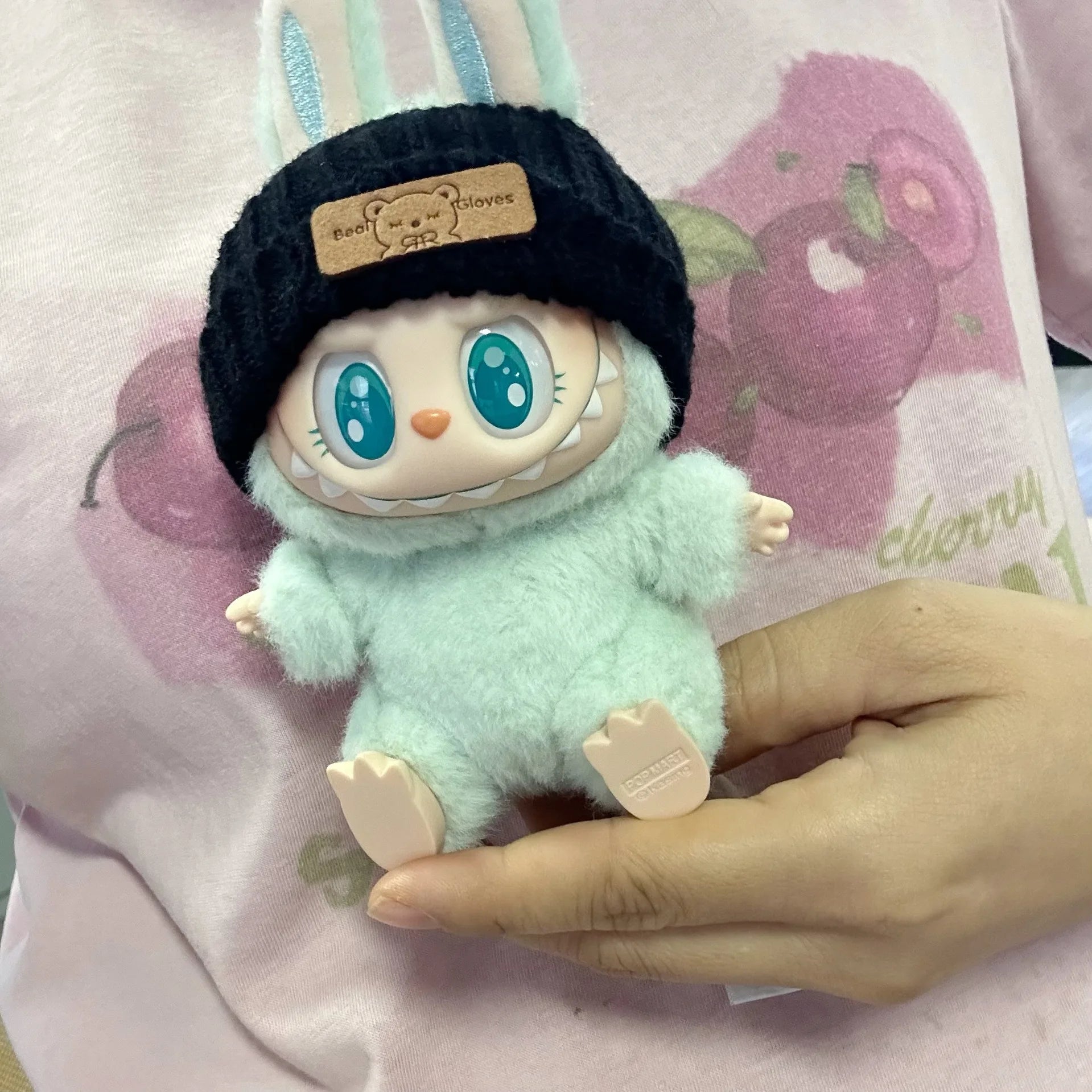 17cm Labubu I II Idol Dolls Scarf Hat Suits Clothing Plush Doll'S Clothes Outfit Accessories For Korea Kpop Exo Sitting Party