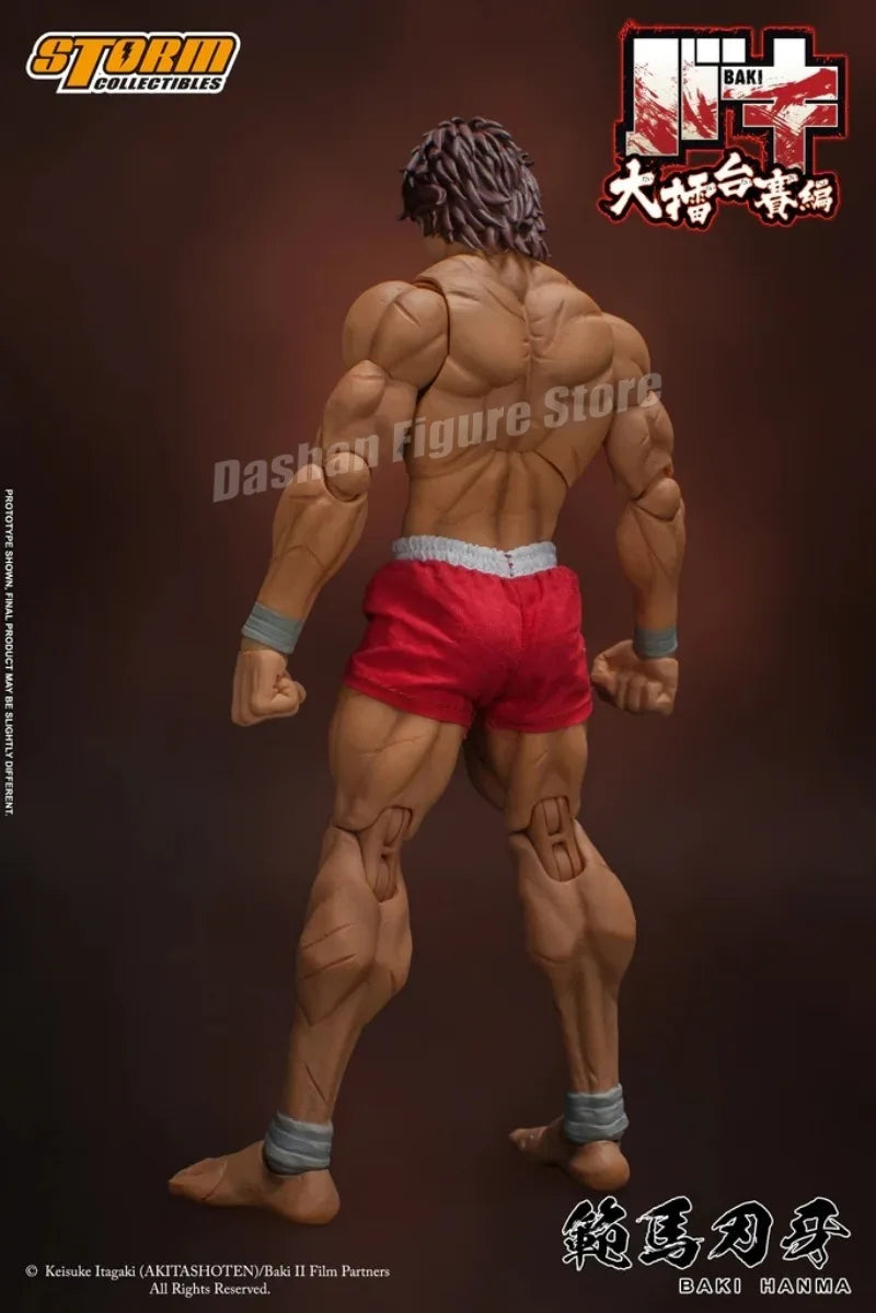 17cm Ko St Storm Toys Baki Hanma Action Figure Fighting Anime BAKl Kibk Son Of Ogre Figurine Collectible Model Dolls Toy Gifts