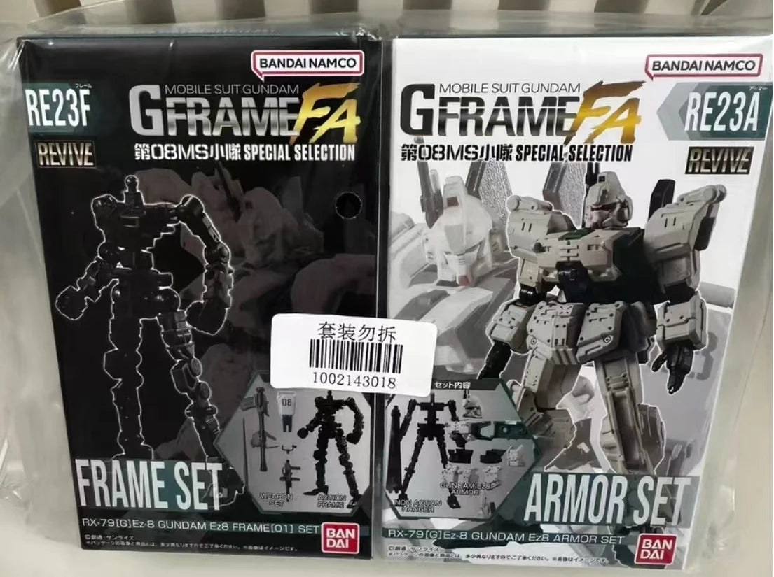 Bandai Original Candy Toy MOBILE SUIT GUNDAM: THE 08th MS TEAM Anime Figure Gundam Ground Type/B-3 GOUF CUSTOM/GM Ground Type