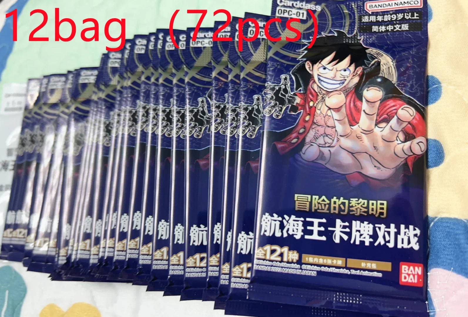 Anime TCG Original One Piece Game Chinese Card OPC-01 ONE PIECE：Top Battle Trading card game Children's Collection Toys