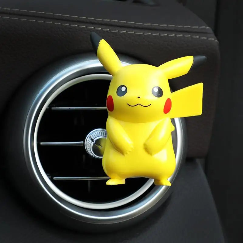 Anime Pokemon Cartoon Pikachu Psyduck Action Figures Car Air Outlet Perfume Clip Decor Auto Air Freshener Interior Accessories