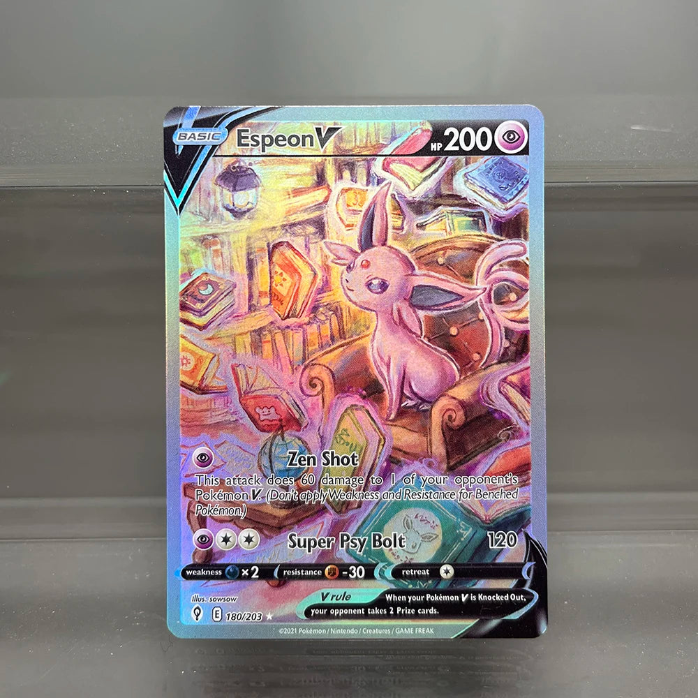 Pokémon Holographic Single Cards Lilligant Leafeon Dragonite Machamp Foil Game Collection Cards PTCG Proxy Cards Kids Toys