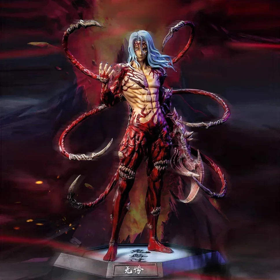 New Demon Slayer Kibutsuji Muzan Figure Gk Anime Figurine Kimetsu No Yaiba 30cm Pvc Action Figure Statue Model Decoration Toys G