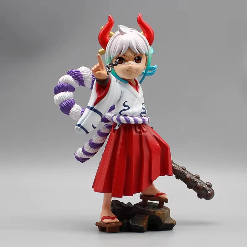 17cm One Piece Wano Yamato Anime Figure Childhood Yamato Figurine Action Model GK Statue PVC Collection Desk Decora Toys Gifts