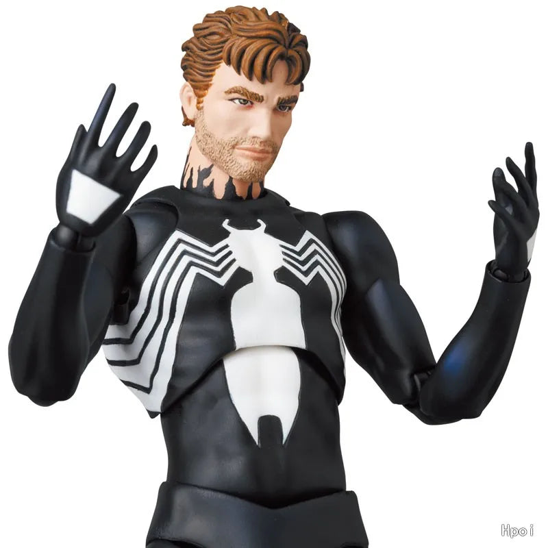 CT Mafex 147 Venom Action Figure Model Toy 1/12 High-quality Venom Spiderman Symbiotic Body Figures Collectible Ornaments Gifts