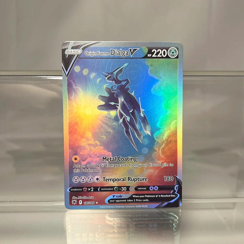 Pokémon Holographic Single Cards Lilligant Leafeon Dragonite Machamp Foil Game Collection Cards PTCG Proxy Cards Kids Toys