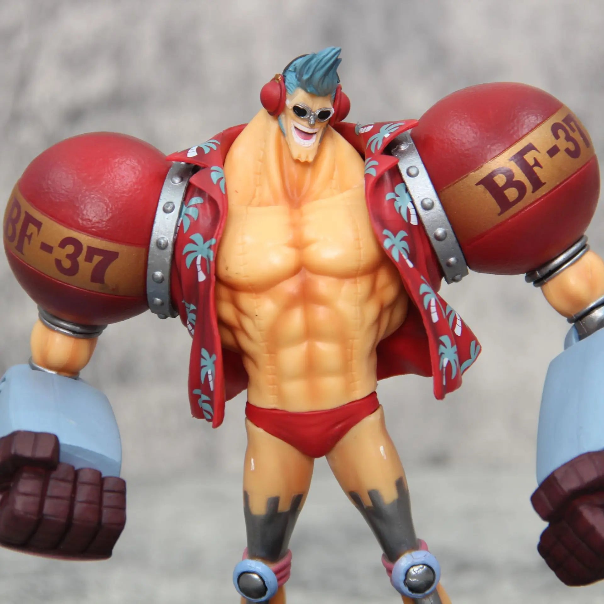 18cm Anime One Piece Figure Gk Franky Action Figures Double Head Interchangeable Pvc Collectible Ornaments Decoration Toy Gifts