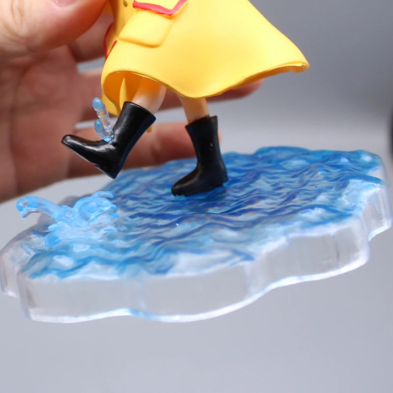 12.5CM Anime Spy × Family Anya Forger Action Figure Raincoat Version PVC Model Toy Statue Collection Christmas Gift For Children