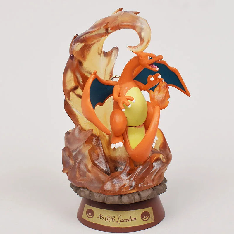 Pokemon Pikachu Flygon Chandelure Anime Figure Model Charizard Cartoon Doll Toys Collectible Figurines Ornaments for Kids Gifts