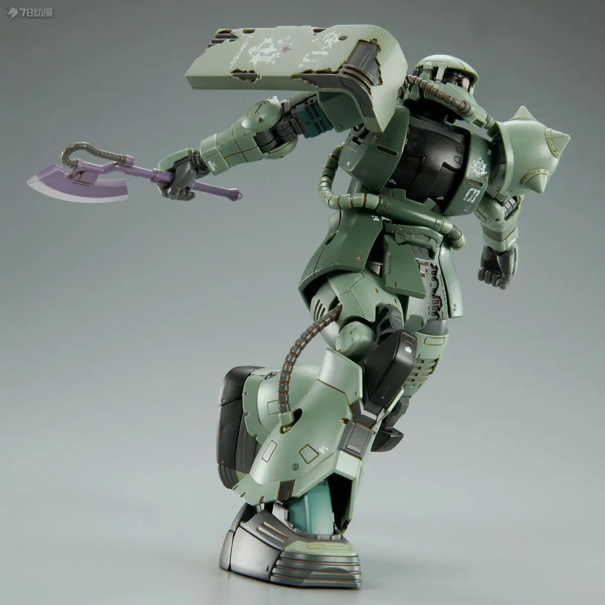 Weimei Wm Hg 1/144 Cucuruz Doans Zaku Ms-06f Battle Damaged Assembly Model Kit Action Figure Plastic Model Custom Toys Gifts