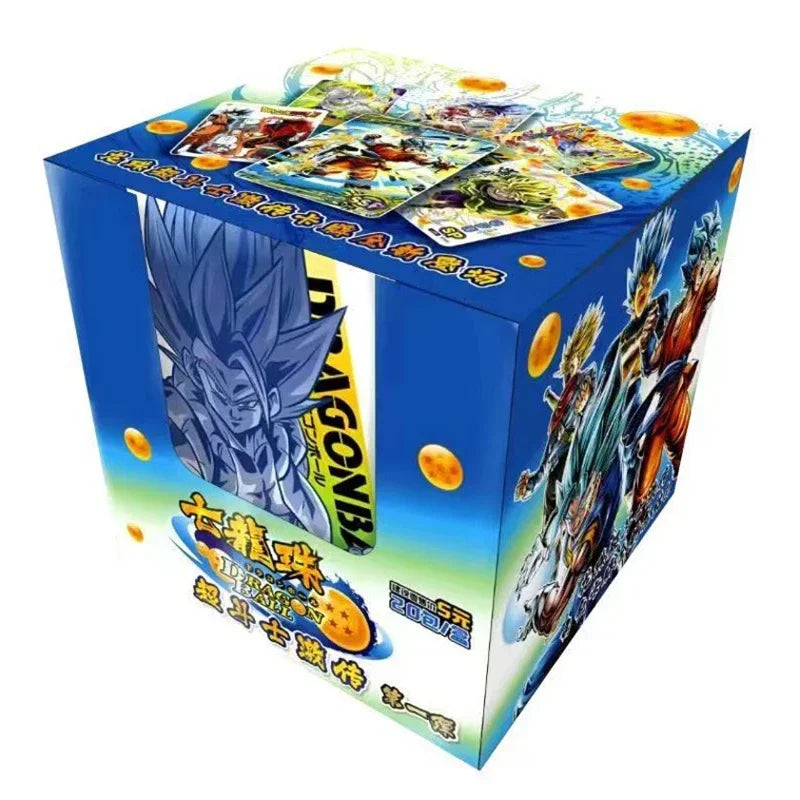 Dragon Ball Card Son Goku Saiyan Anime Figures Hero Collection Card SSP Flash Card Game Cards Table Toys Children Christmas Gift