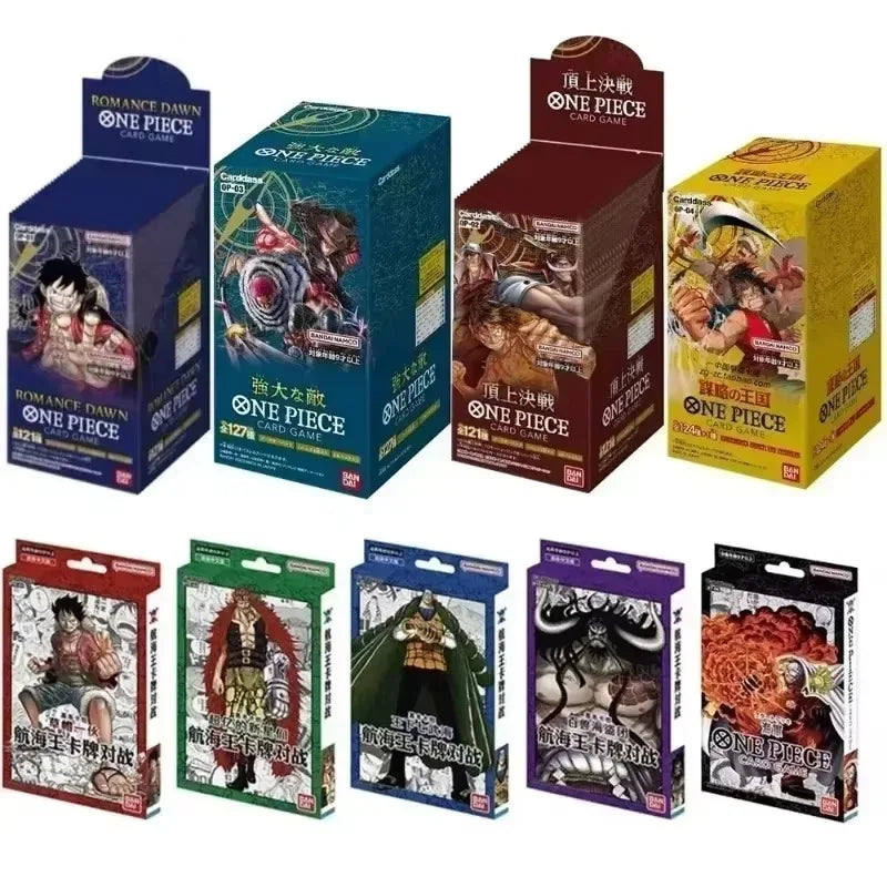 Newest Bandai Original Anime Booster Box One Piece OP09 OP10 OP11 EB02 Awakening of The New Era Tcg Collection Card Toy Gift