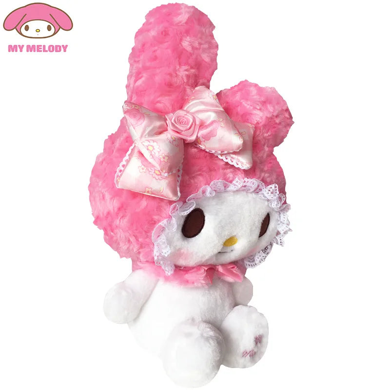 30cm Hello Kitty Plush Doll Kids Toy Home Decor Sleeping Accompany Comfort Doll Girls Gift Sanrio My Melody Plushie Peluche Doll