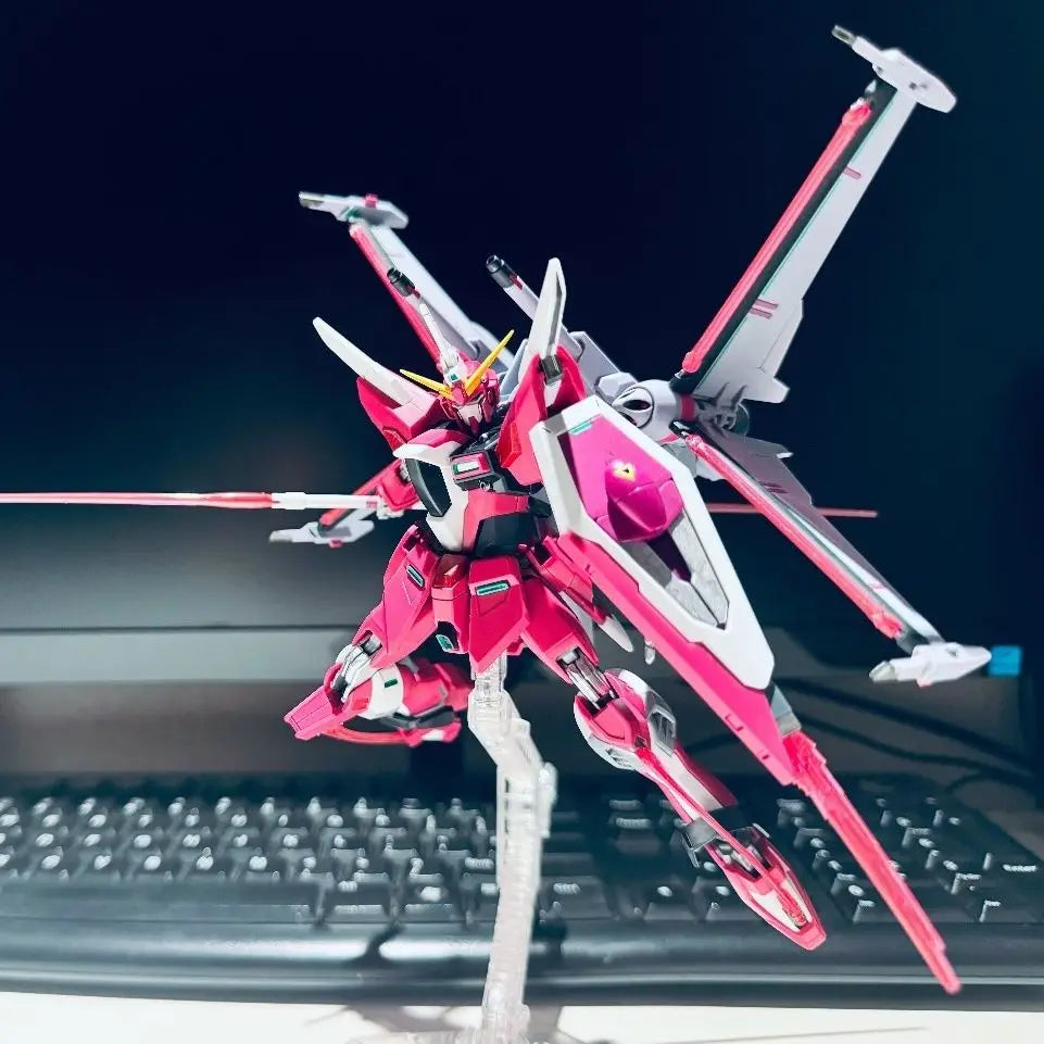 GAOGAO HG 1/144 Assembly Model Kit Infinite Justice Type 2 FREEDOM  Collection Robot Action Figures Plastic Model Toy Gifts