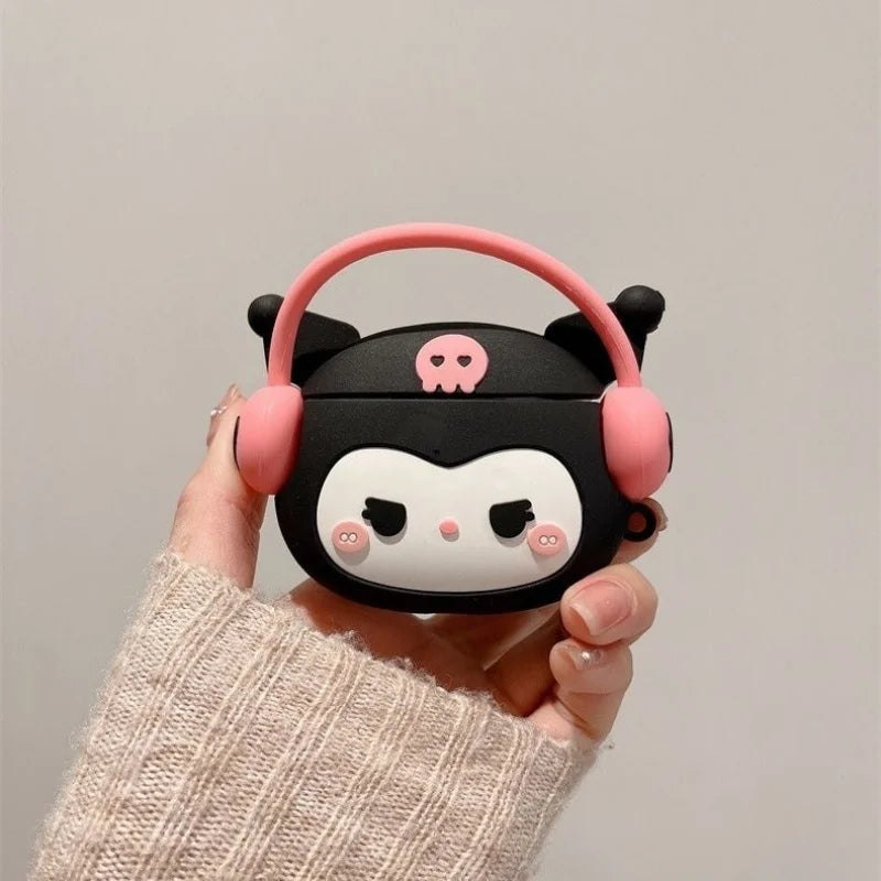 Hello Kitty Sanrio Earphone Protective Case Cute Girl for Airpods 1 2 3 Pro 2 Soft Kawaii Bluetooth Earphone Case Gift