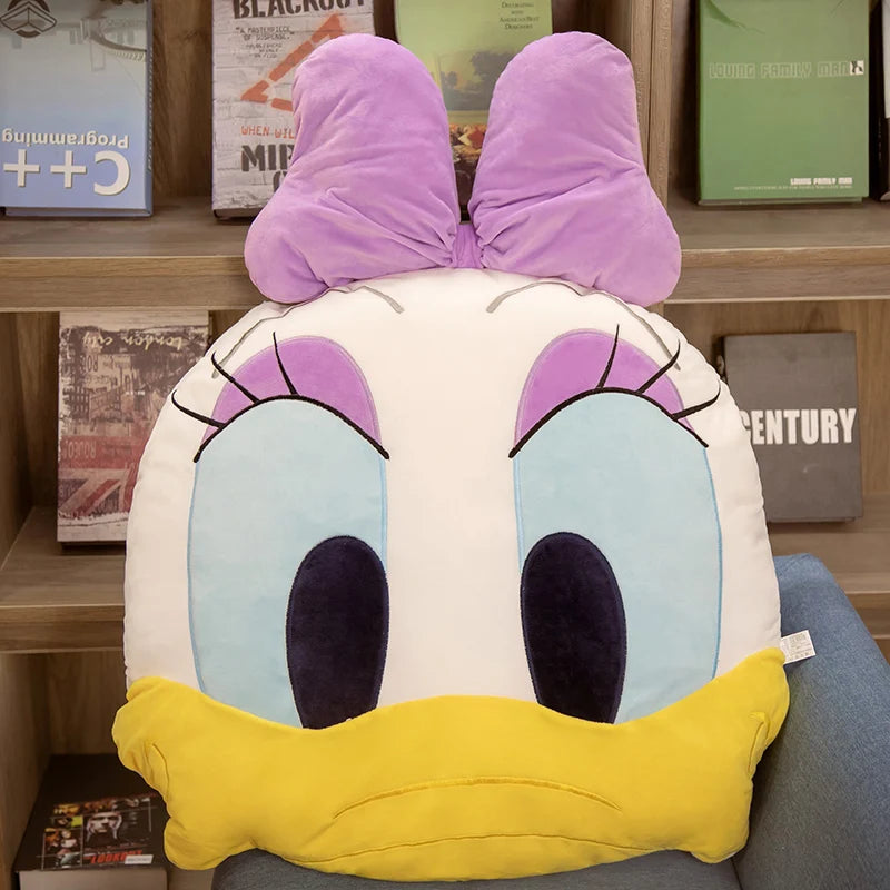 Disney Over Size Donald Duck Daisy Duck Plush Toy Soft Cuddly Stuffed Anime Back Cushion Throw Pillow Birthday Gifts For Girl