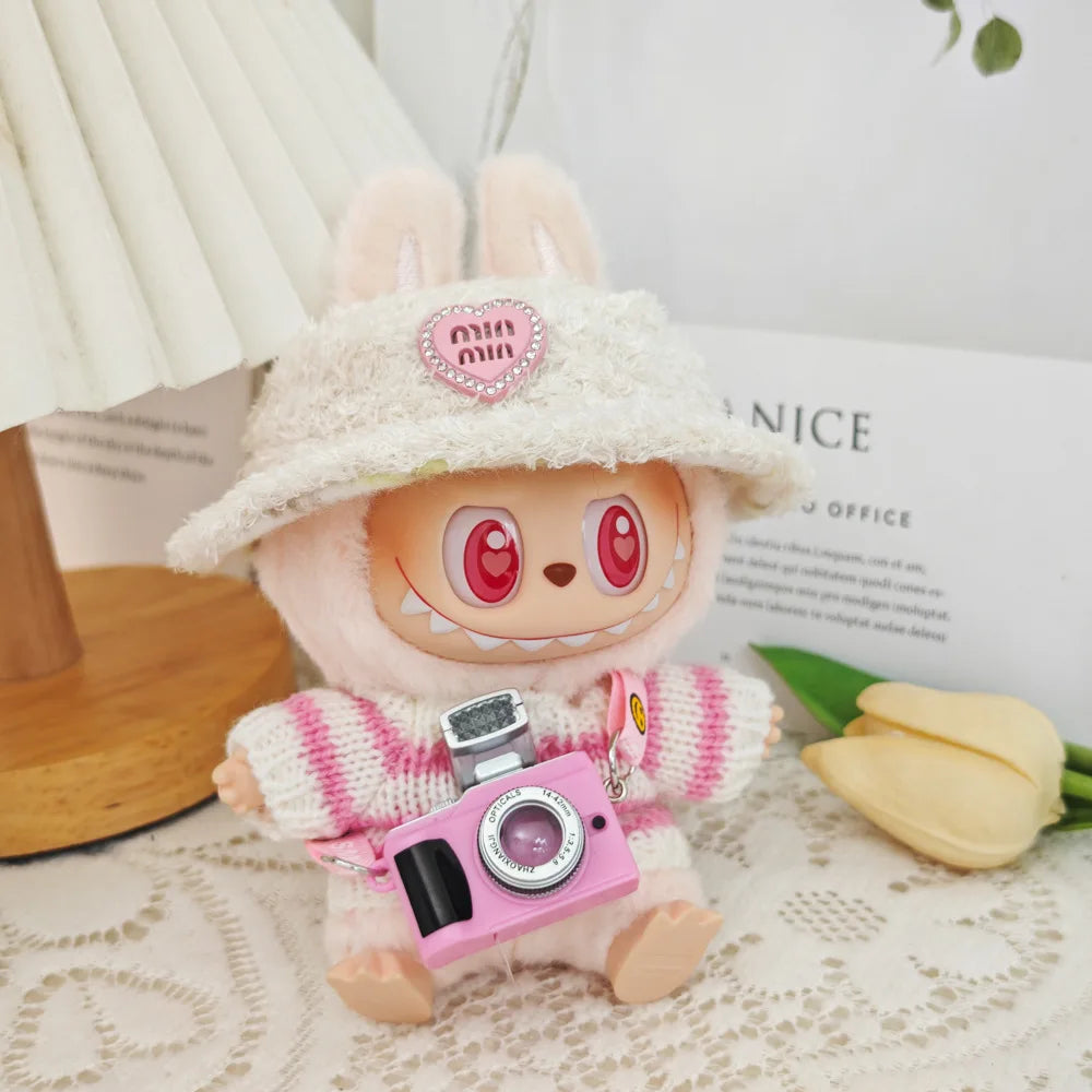 Labbubu Clothes Labubu Doll Accessories Kawaii Jewelry Cute Doll Ornament Christmas Gift Creative Labubu Keyring Kids Toys
