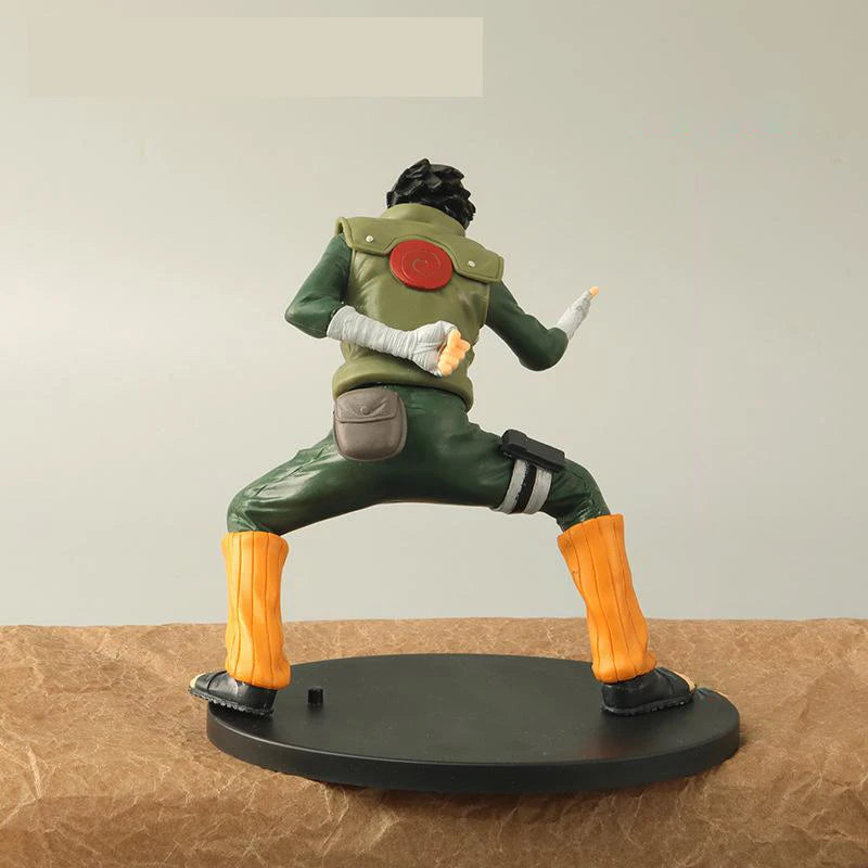 16cm Naruto Anime Figure Rock Lee Hyuuga Hinata Roubu Double Lion Fist Fighting PVC Action Figure Collection Model Doll Toy Gift