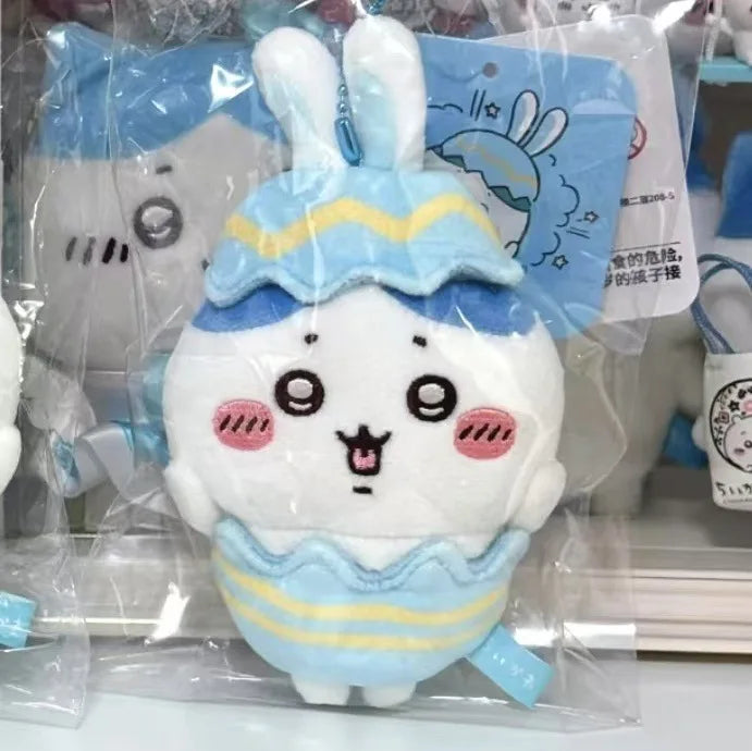 New Chiikawa Easter Accessories Hachiware Usachi うさぎ Egg Plush Doll Pendant Schoolbag Doll Pendant Friend Gift