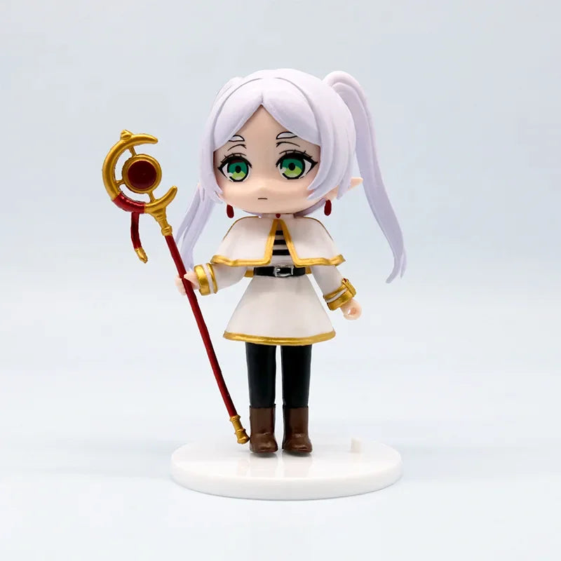 Bandai Frieren: Beyond Journey's End 10cm Anime Figures Frieren Himmel Action Figure Boys Gift Collection Model Doll Toys