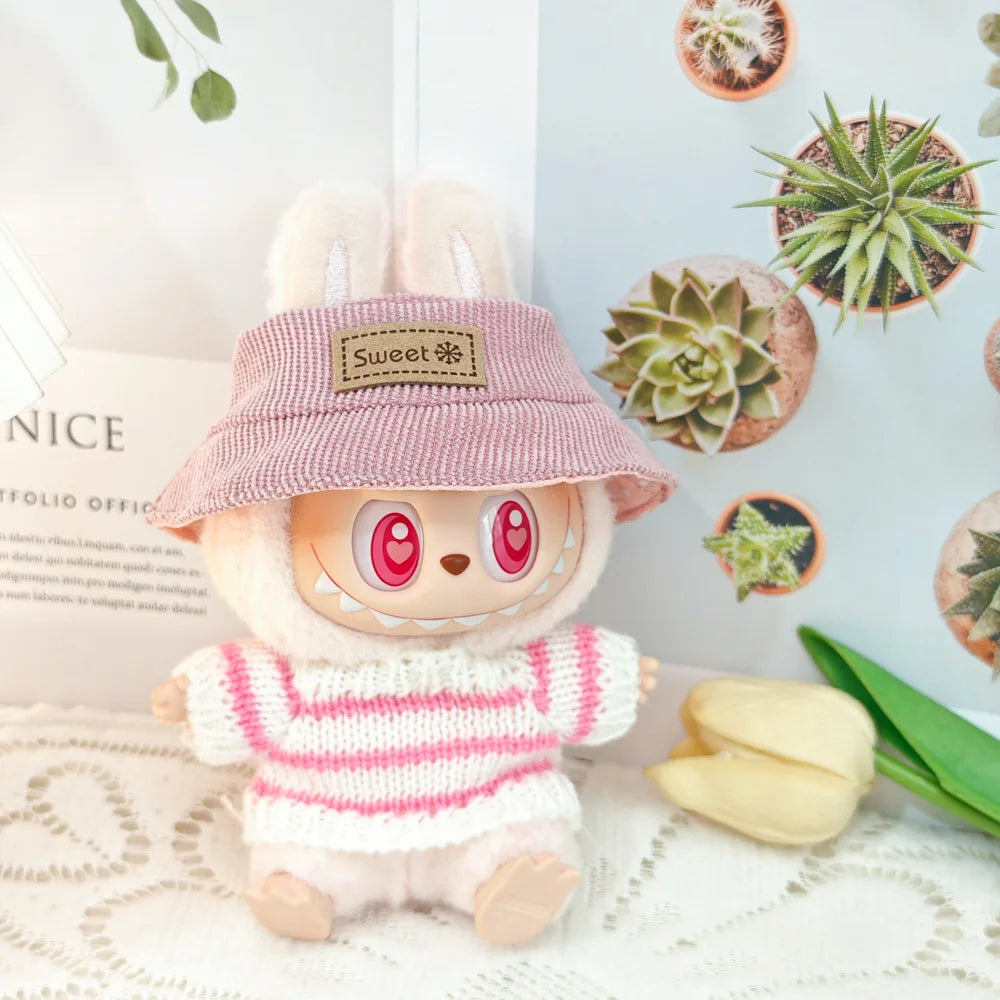 Labbubu Clothes Labubu Doll Accessories Kawaii Jewelry Cute Doll Ornament Christmas Gift Creative Labubu Keyring Kids Toys