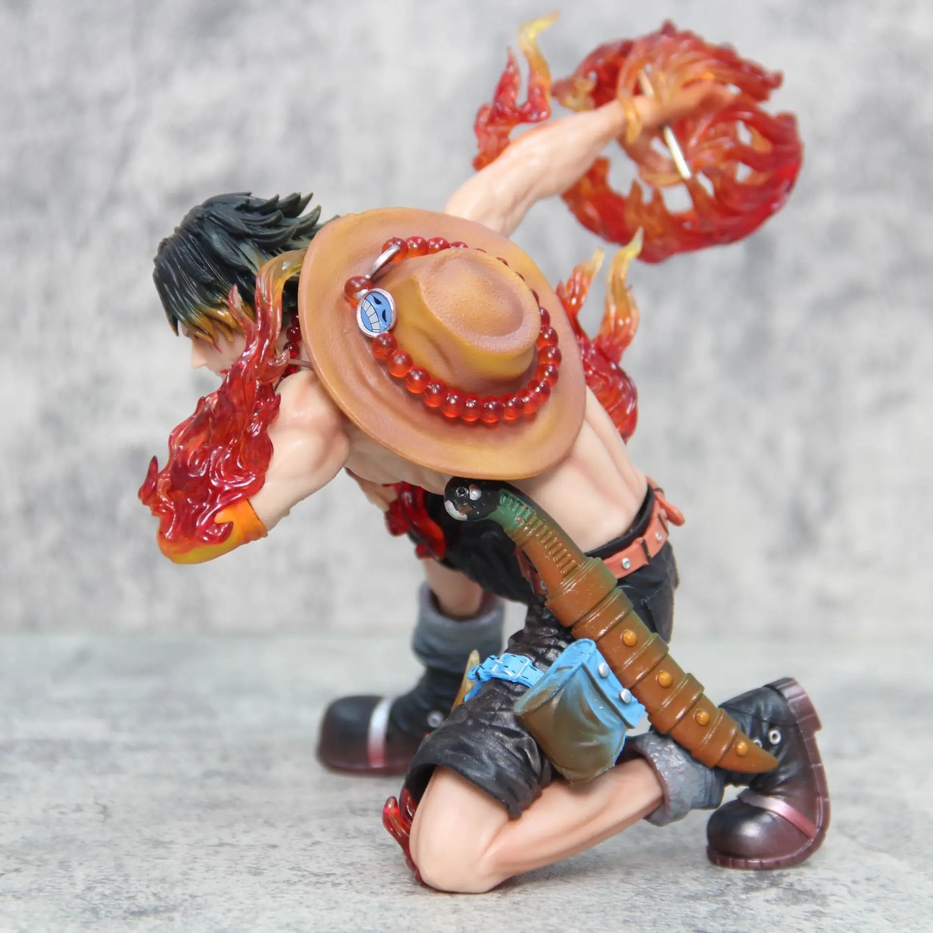 16cm One Piece Anime Ace Figure Action Figurine The Top War Portgas D Ace Action Figure Model Statue Model Collection Toys Gift