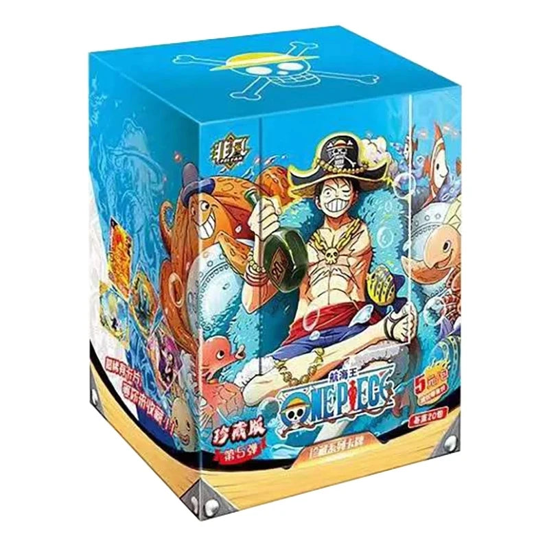 New One Piece Card Straw Hat Pirate Luffy Zoro Nami Classic Anime Character Collection Card Toys Gifts