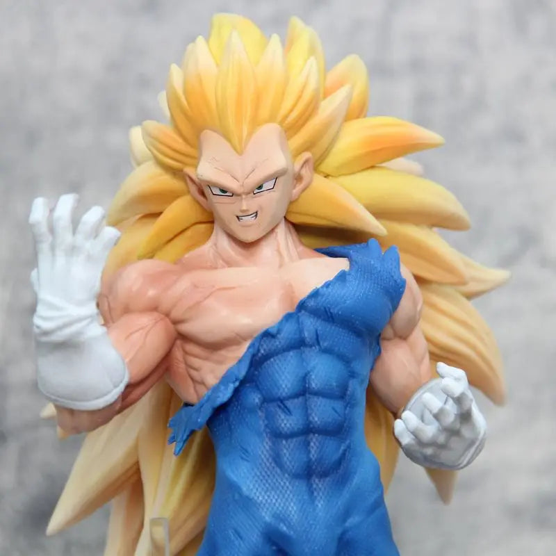 38cm Dragon Ball Anime Figure Super Saiyan Qilin Vegeta Qilin Wukong Figure  PVC Model Collection Toys friend birthday present