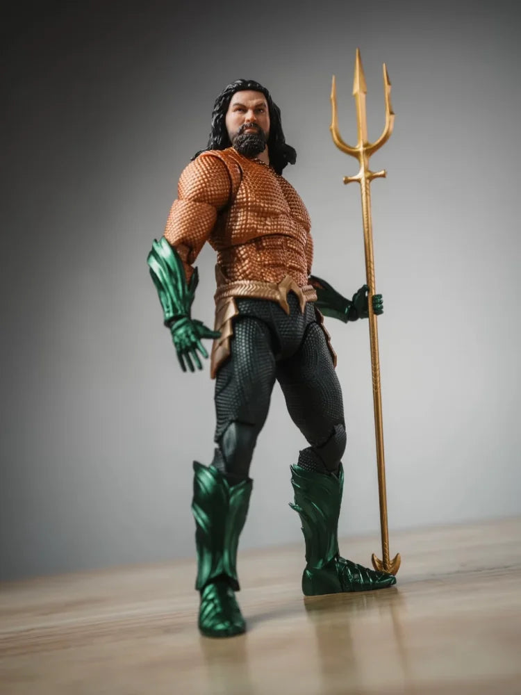 Original Fondjoy 1/9 Aquaman Mera Figure Justice League Figures Aquaman And The Lost Kingdom Figure Pvc Model Joint Movable Toy