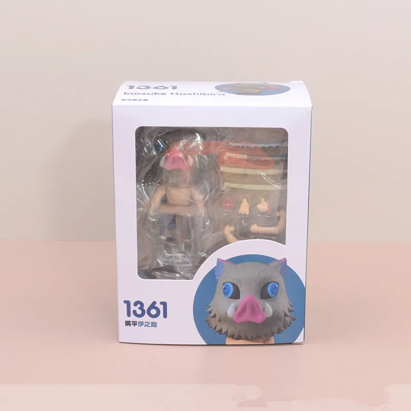 Demon Slayer Anime Action Figures - Inosuke #1361 Zenitsu #1334 PVC Toys Collectible Giyuu Kimetsu No Yaiba