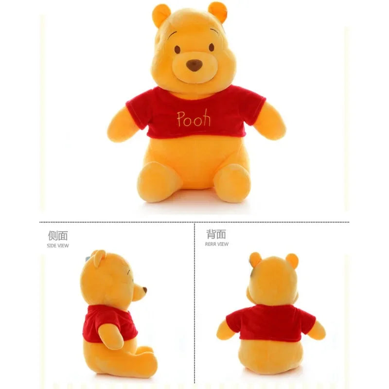 23cm Disney Stuffed Winnie The Pooh Stuffed Plush Toy Cartoon Anime Doll Claw Machine Doll Gift for Girlfriend's Birthday