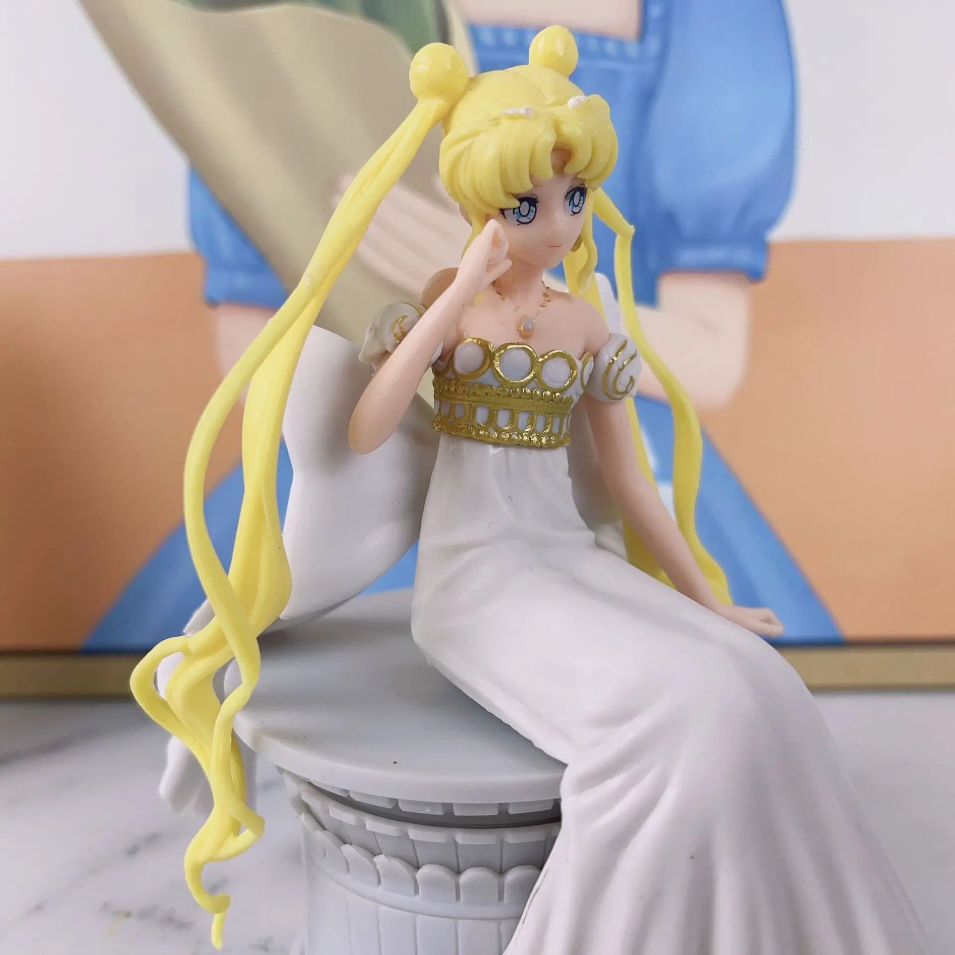 Anime Kawaii Figure Ichibankuji Sailor Moon Eternal The Movie Princess Serenity Prize A PVC Collection Model Toy Gift