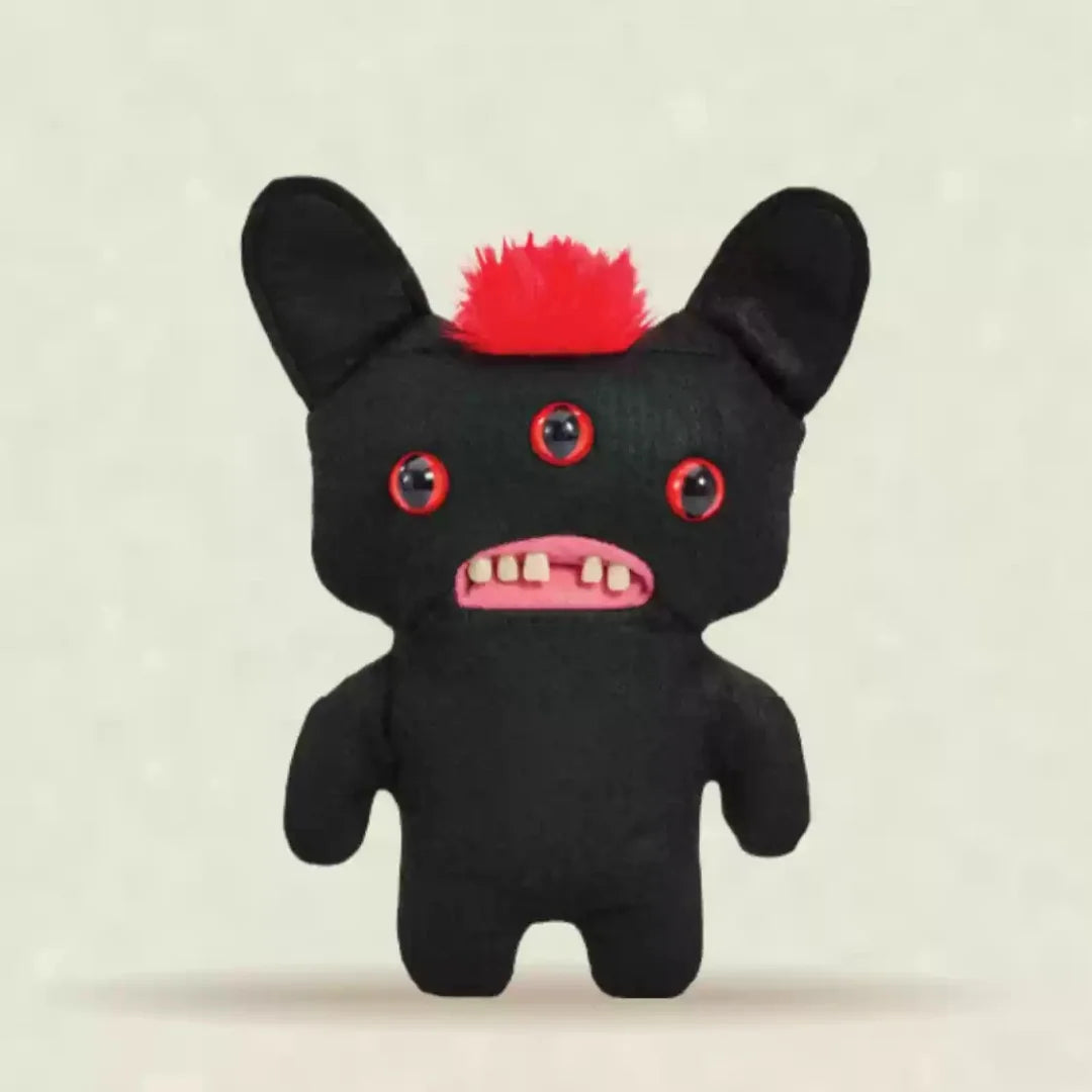 British Original Genuine Fuggler Limited Rare Funk Tooth Baby Tooth Monster Plush Toy Ugly Funny Doll Creative Friend Gifts