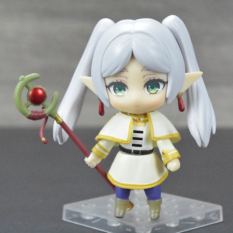 10cm Anime Frieren Mimic Action Figure GK Beyond Journey's End Frieren Figures Q Version PVC Collection Figurine Toys Gift