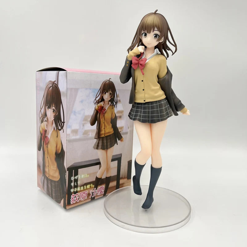 26cm Anime I Shaved Then I Brought a High School Girl Home Figure Kawaii Sayu Action Figure PVC Collection Model Doll Toys Gifts