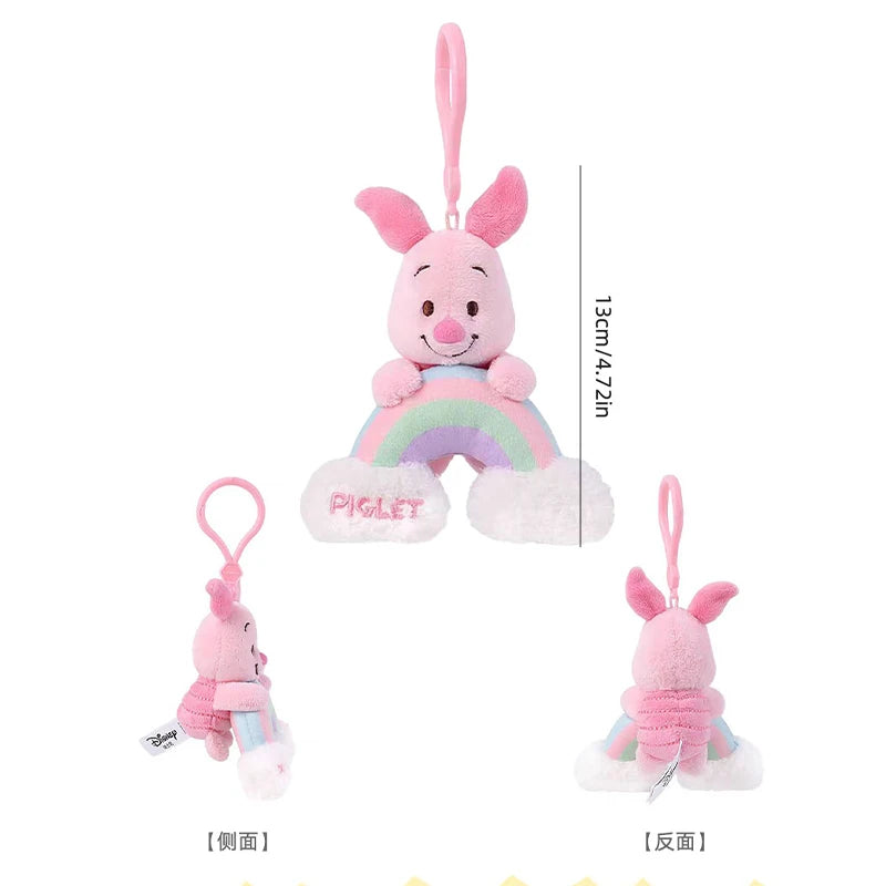 Disney Winnie the Pooh Plush Toy Backpack Pendant Children's Toy Soft and Comfortable Doll keyring Birthday Present